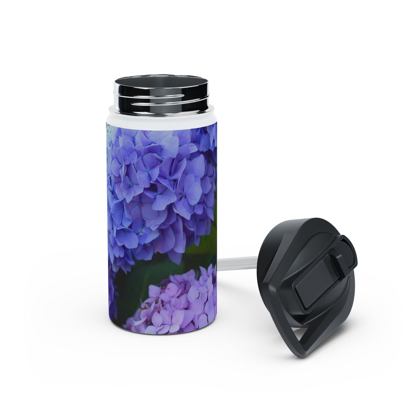 Hydrangea Bloom Stainless Steel Water Bottle