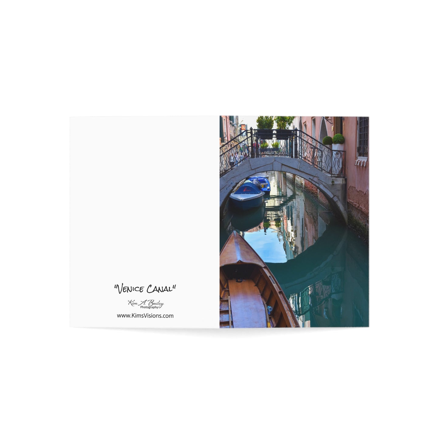 Venice Canal Photograph Note Cards (1, 10, 30, or 50 pcs.)