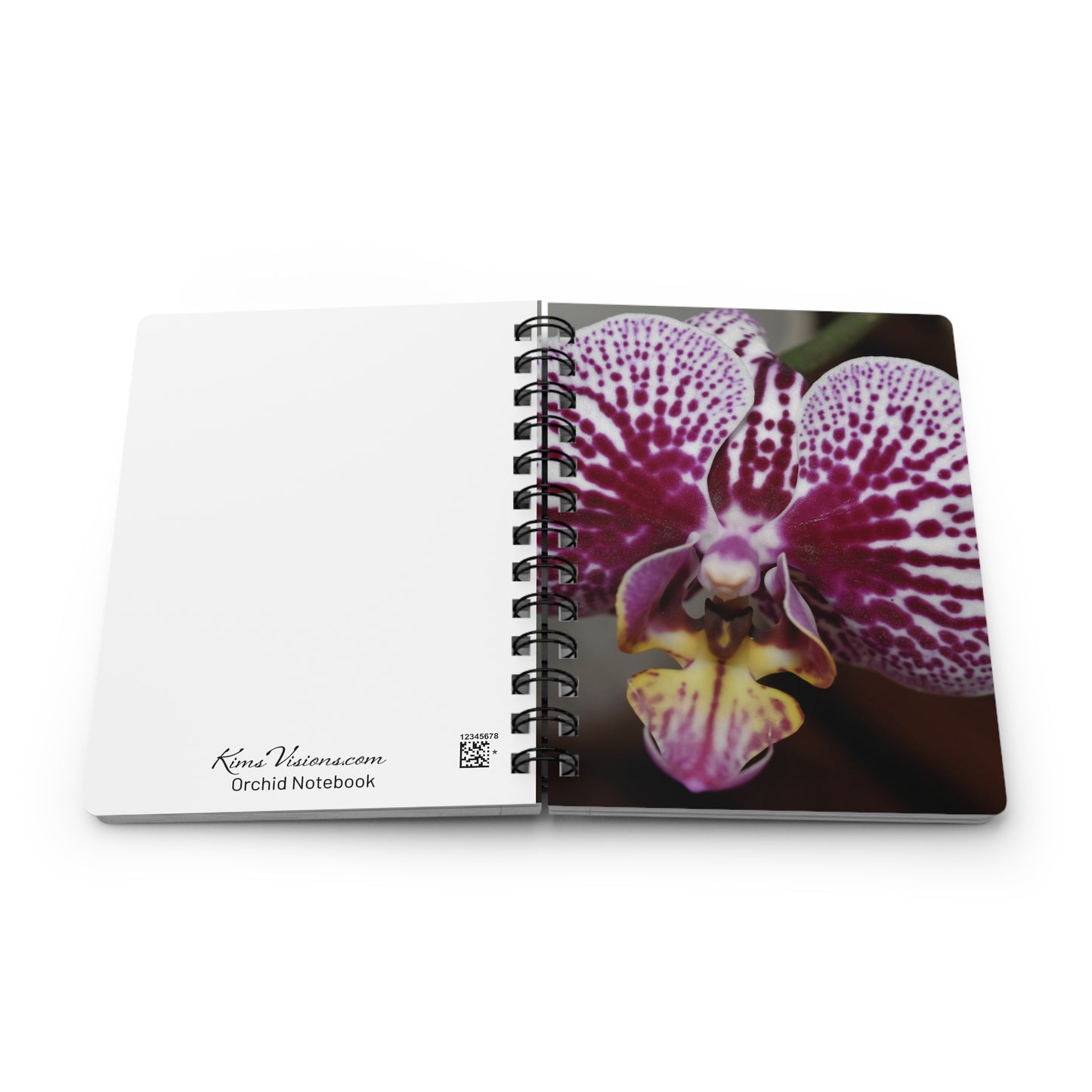 Flowery Spiral-Bound Journal — Floral Notebook for Notes & Journaling