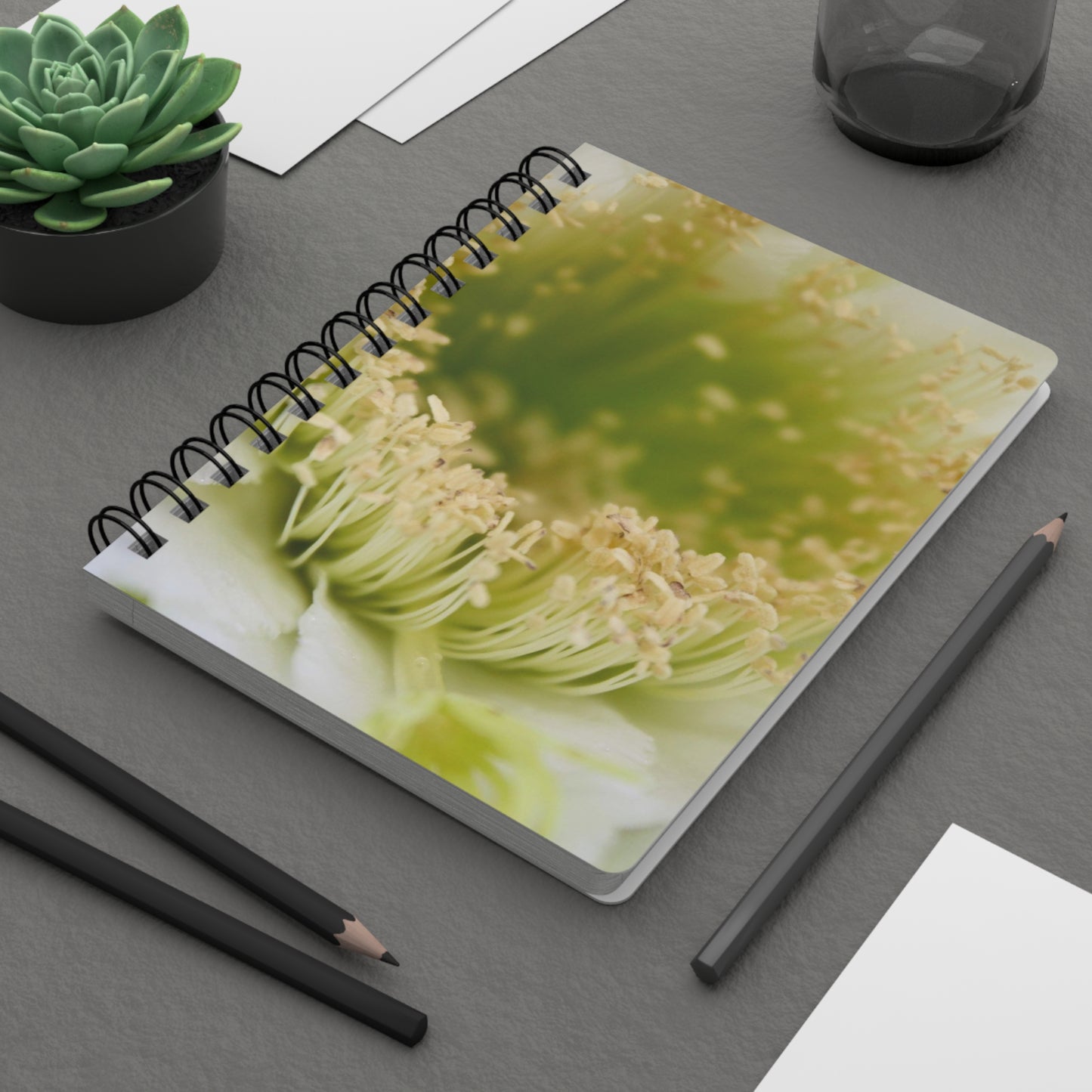 Spiral Notebook - Ruled Line - "Night Bloomer" by Kim Bailey