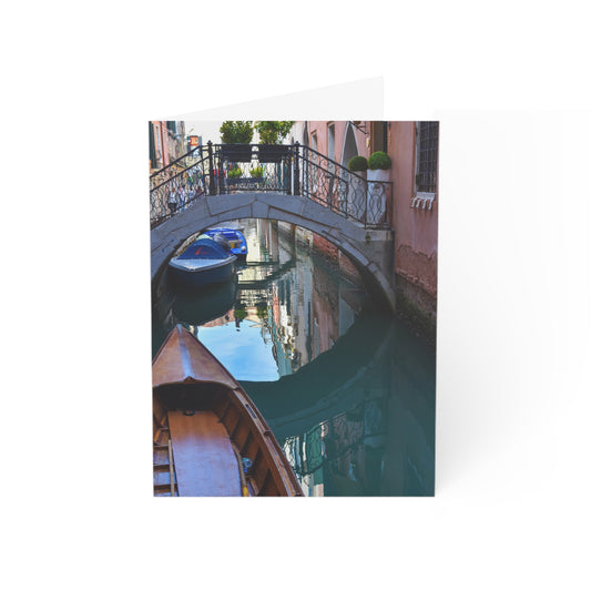Venice Canal Photograph Note Cards (1, 10, 30, or 50 pcs.)