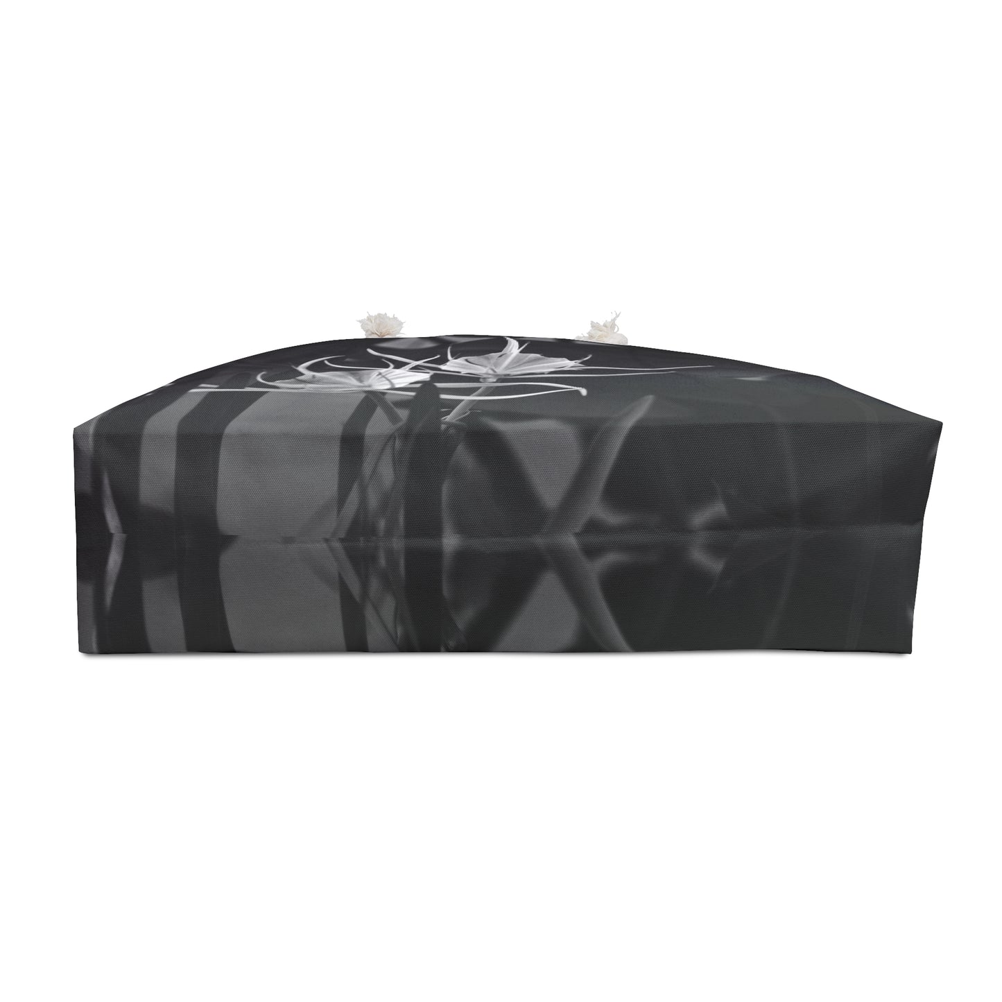 Weekender Bag, Monochrome Alligator Lily by Kim A Bailey