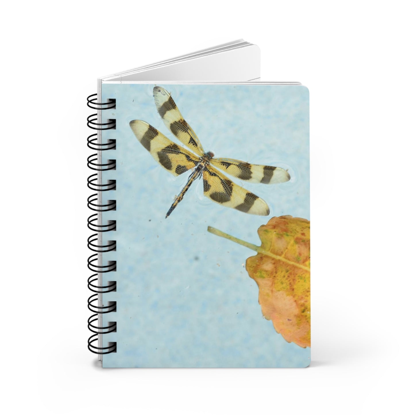 Dragonfly Spiral Journal — Pocket Spiral Bound Notebook