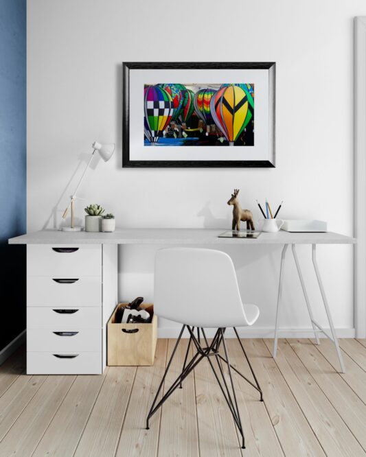Air_Balloon_Decor Original Photograph by Kim A. Bailey Over a Desk