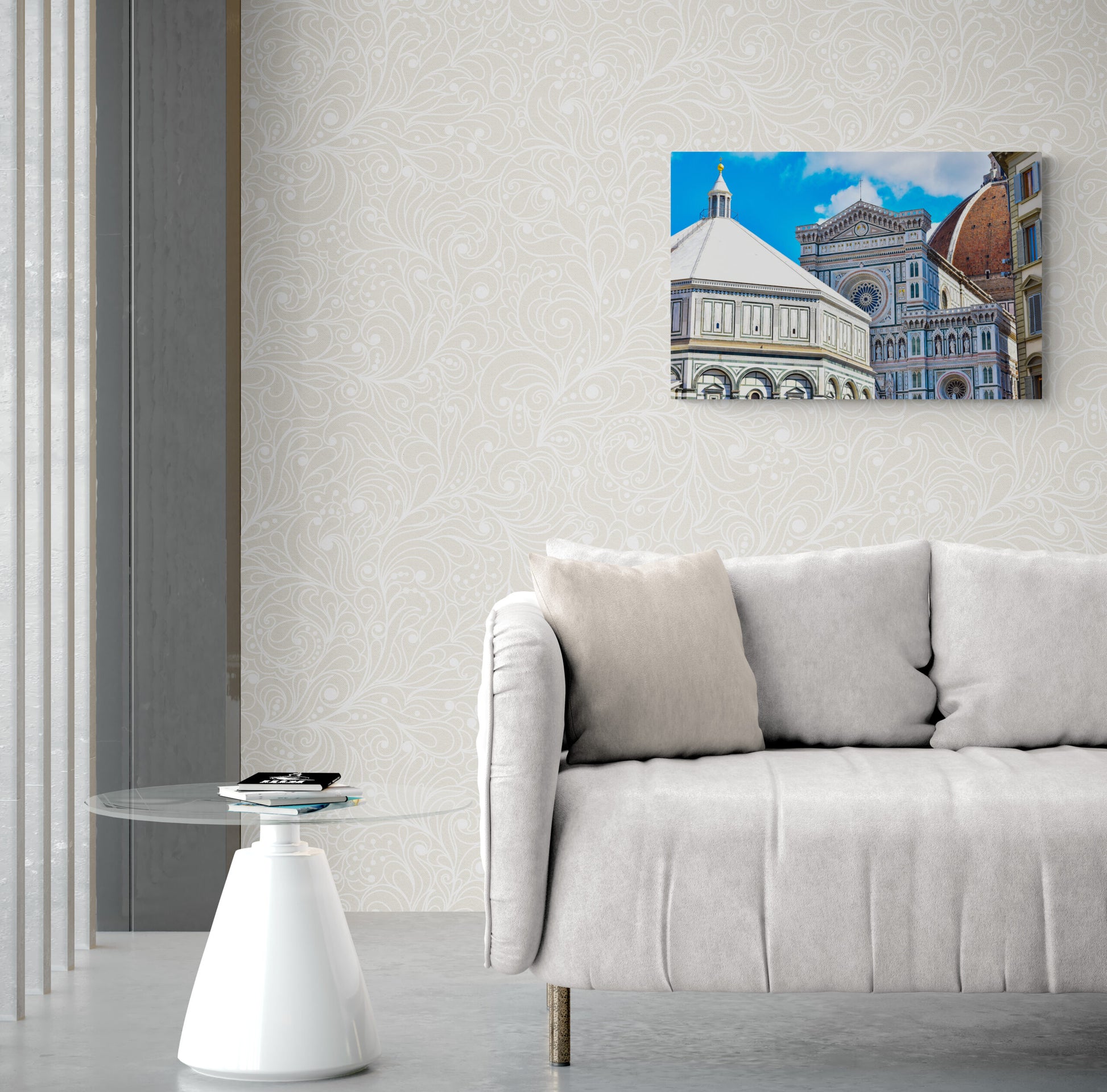Architecture of Florence, Italy Original Photograph by Kim A. Bailey Hanging on the Wall in a Contemporary Living Room