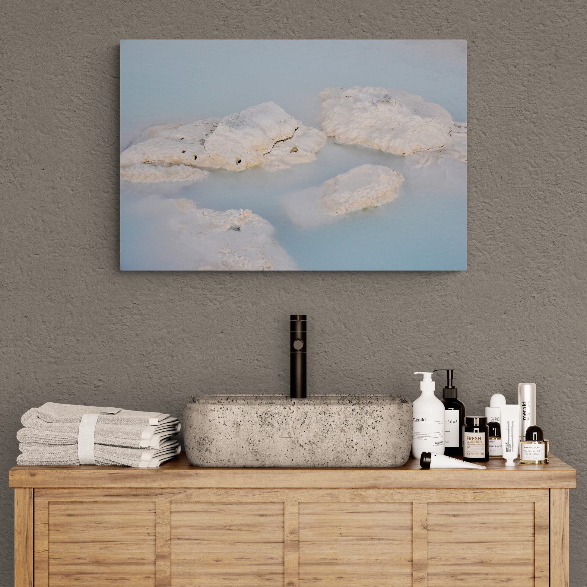 Minimalist Photography Prints for a Contemporary Look "Silicon Covered Lava Rock"