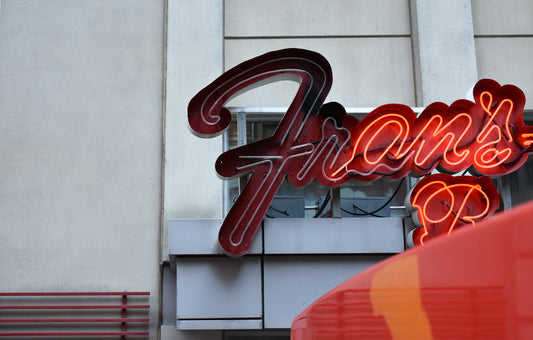 Frans Restaurant Neon, Urban Photograph in Toronto, Canada