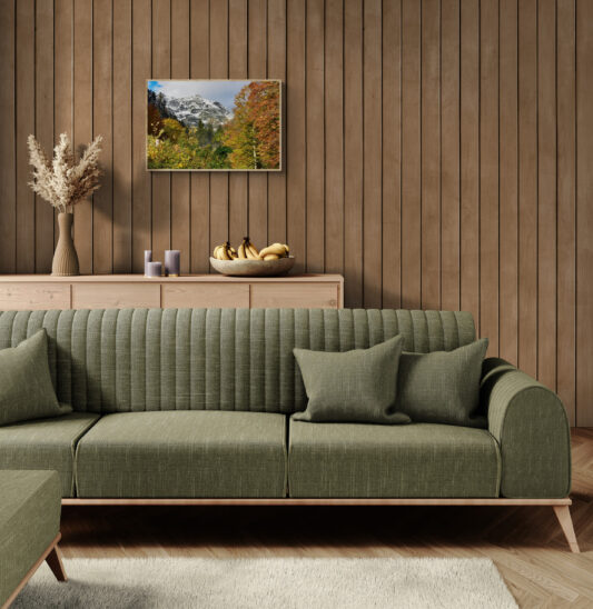 Hallstatt-Mountain-Original_Photograph_by_Kim_A._Bailey_in_a_Modern Living Room