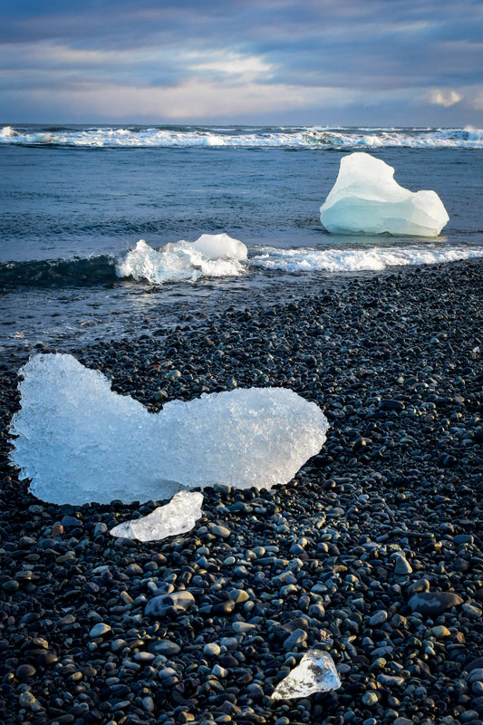 Ice on Diamond Beach