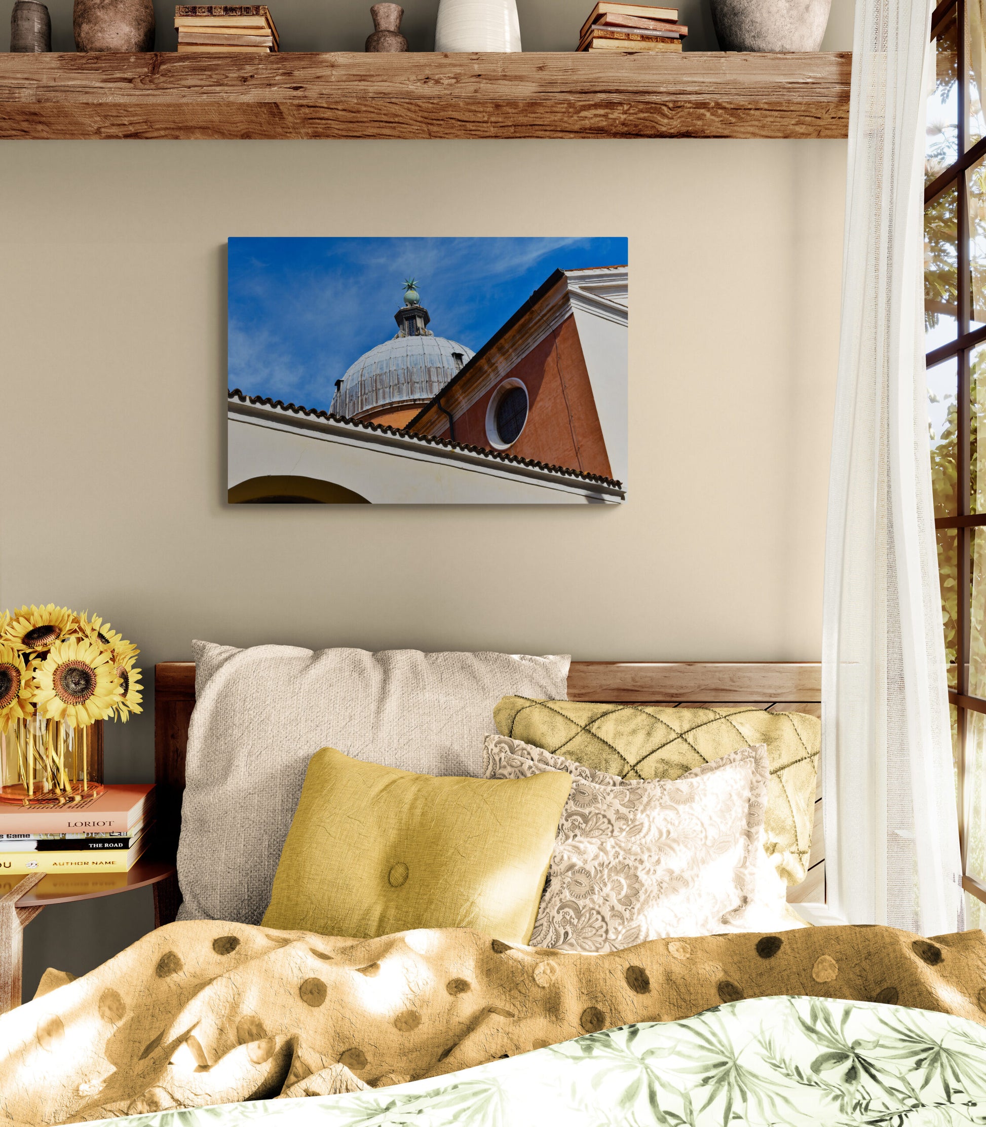 Italian Roof Lines, Original Photograph by Kim A. Bailey