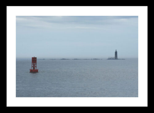 Lighthouse and Buoy Original Photograph by Kim A. Bailey