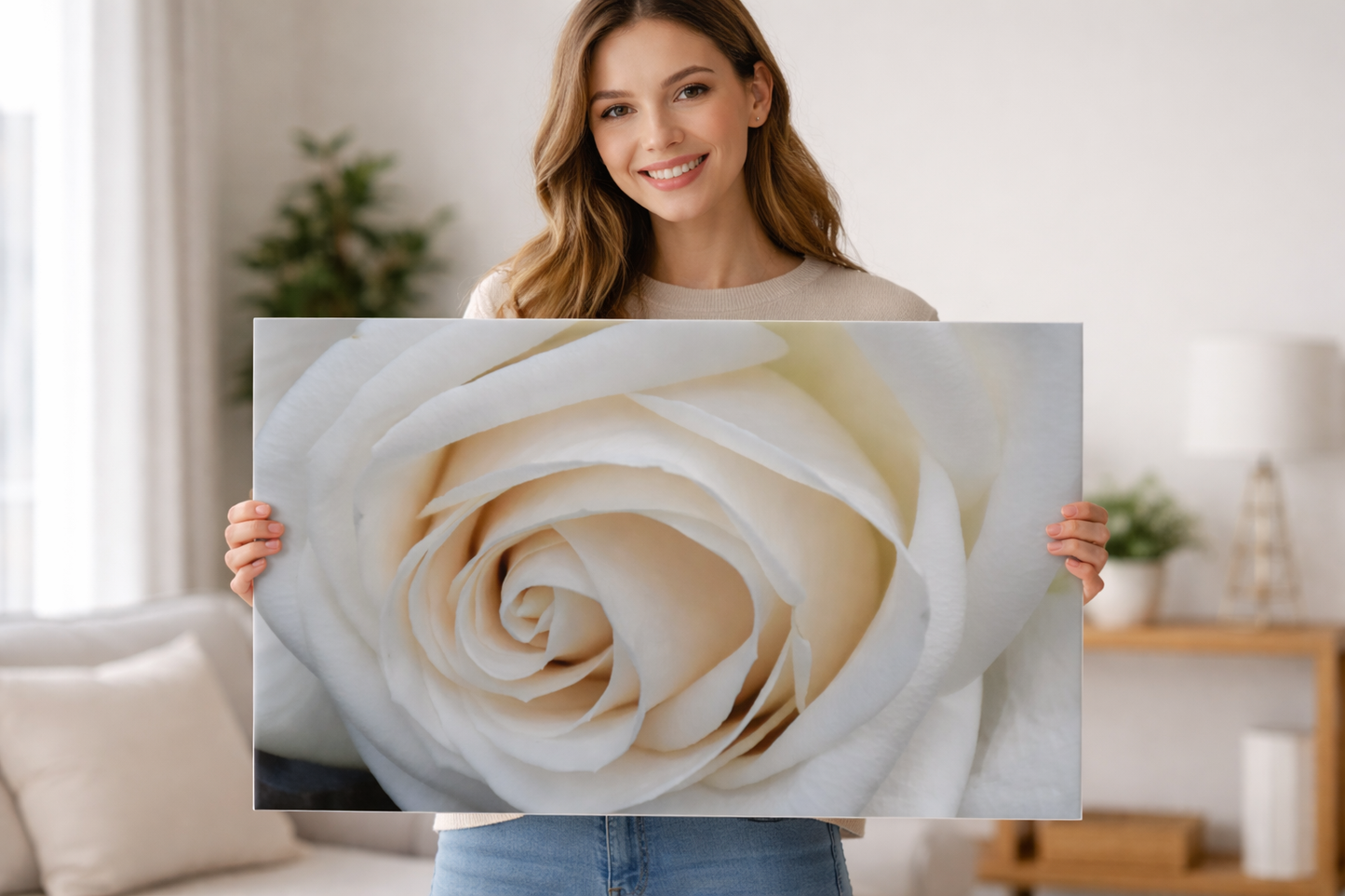Ivory Whisper — Fine Art Rose Photograph