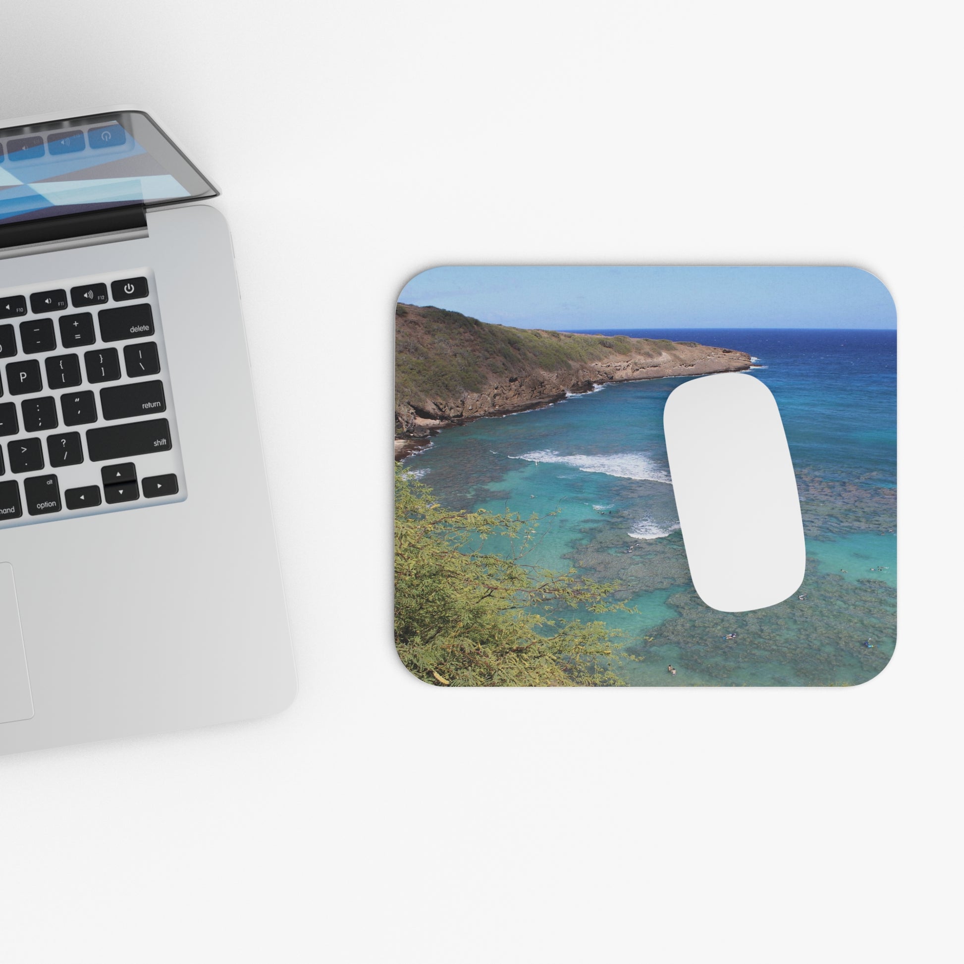 Mouse Pad with "Hanauma Bay Beach" by Kim Bailey