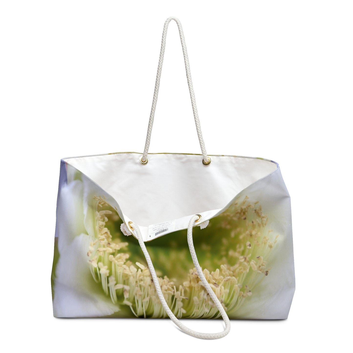 Night Bloomer Photograph by Kim A. Bailey on a Weekender Tote Bag Open