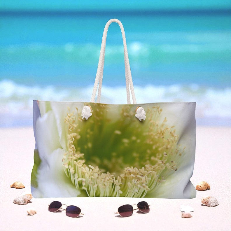 Night_Bloomer_Weekender_Bag_on_the_beach