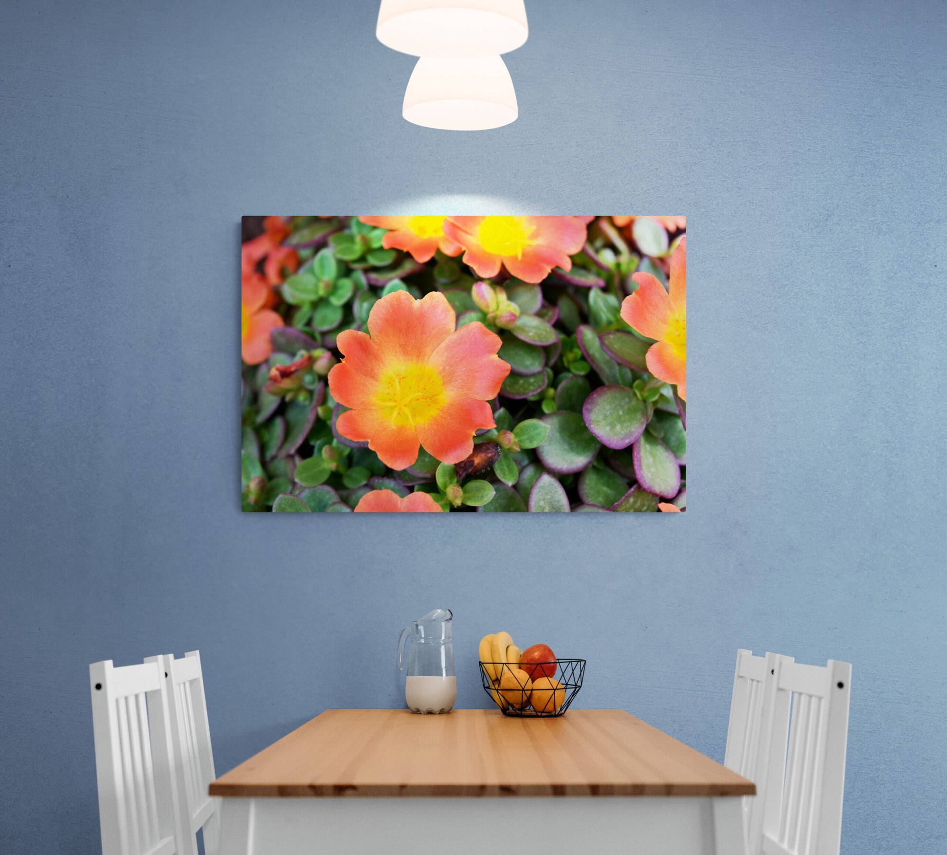 Orange Flowers and Deep Green Leaves, Original Photograph by Kim A. Bailey