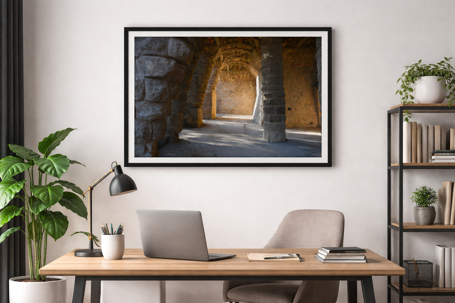 Park Güell’s Stone Colonnade