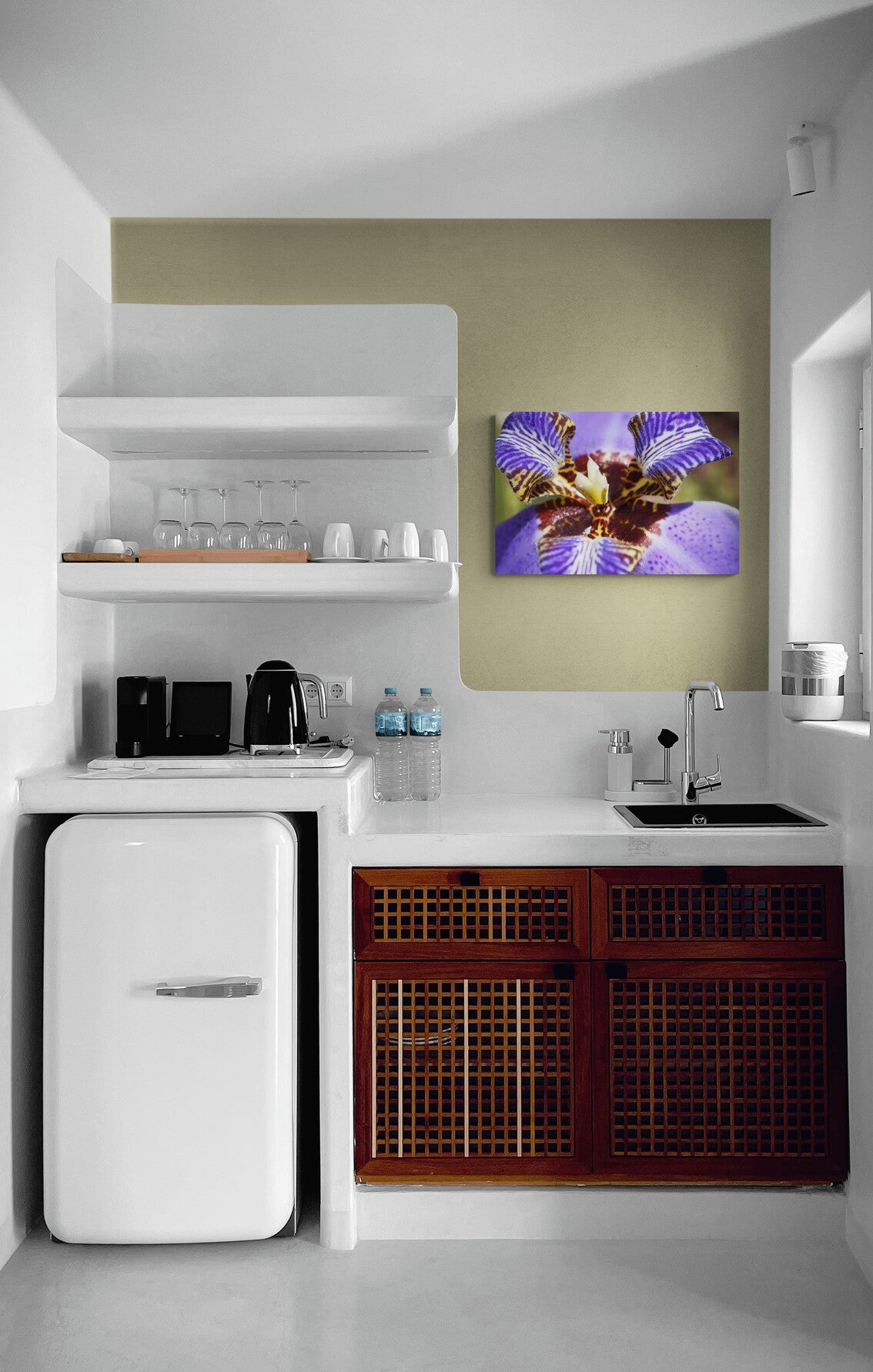 Purple Iris, Original Photograph by Kim A. Bailey