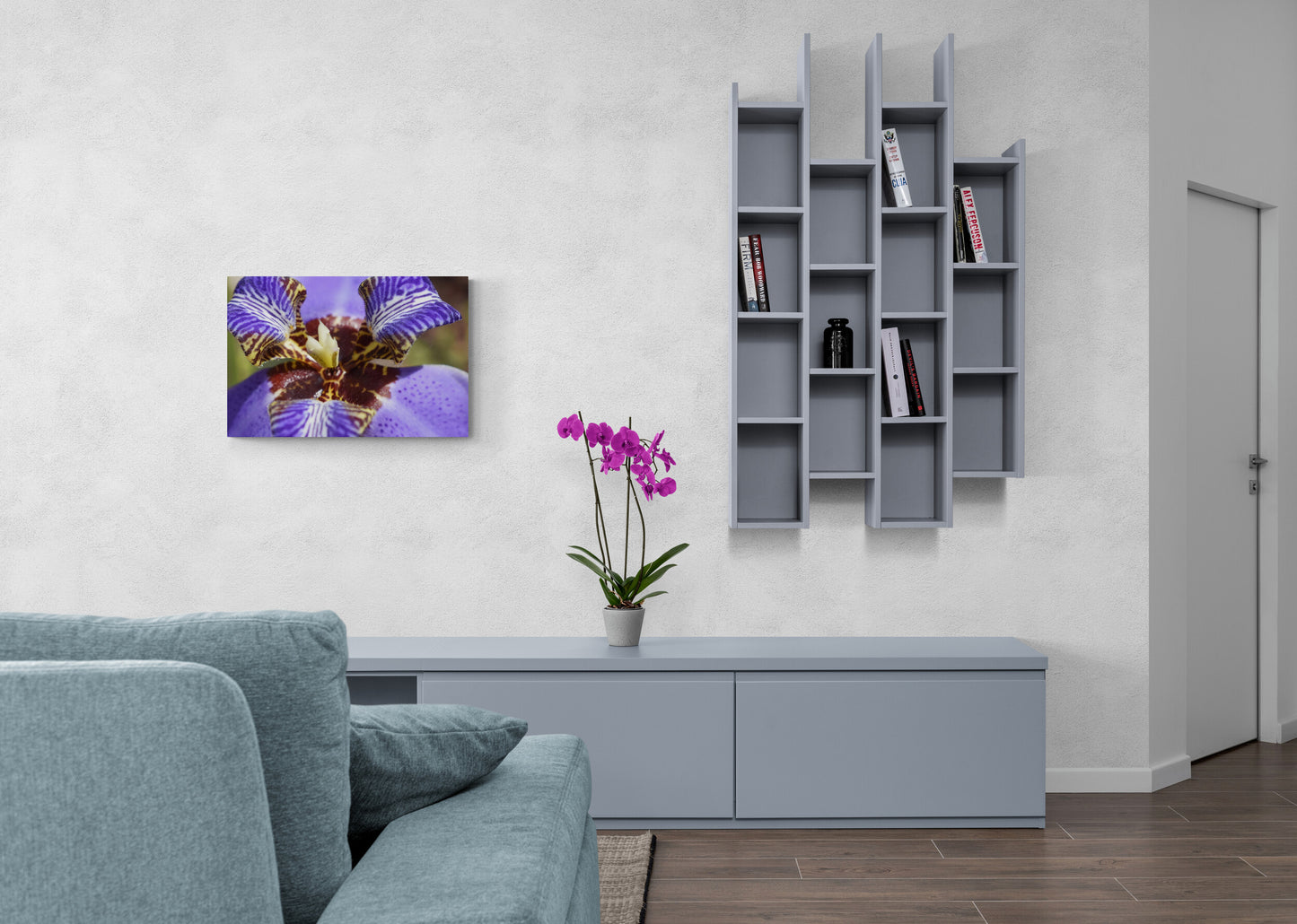  Purple Iris, Original Photograph by Kim A. Bailey