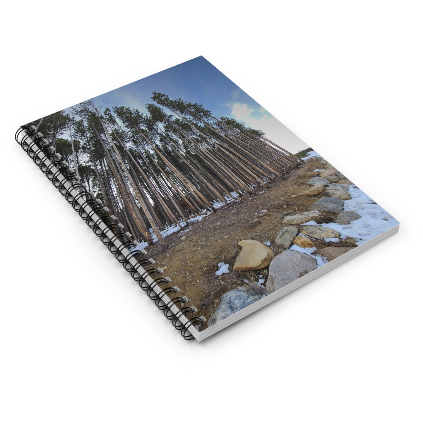 Spiral Notebook or Journal - Ruled Line - "Trees at Breckenridge" by Kim Bailey