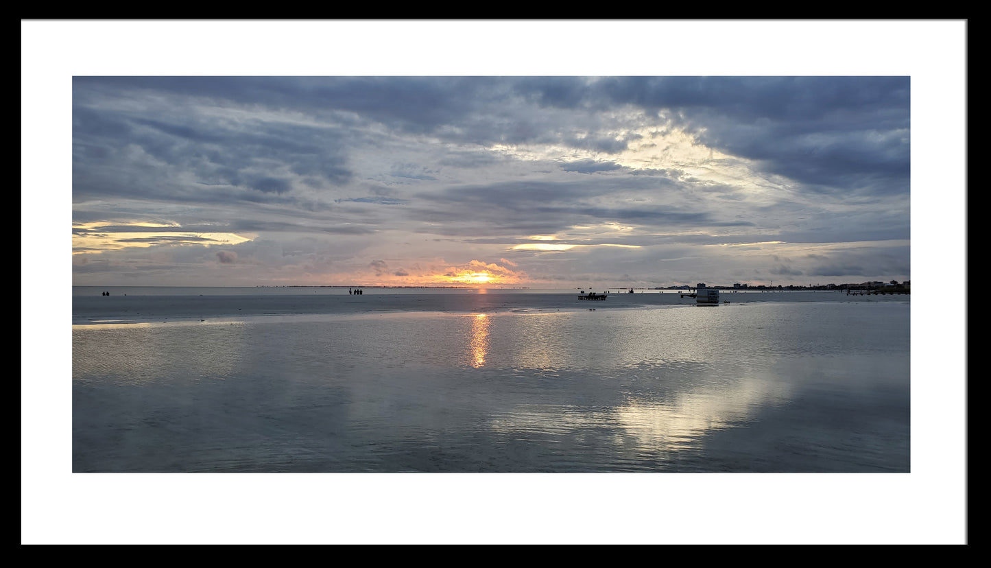 Sunset at Ft. Myers Beach, Original Photograph by Kim A. Bailey