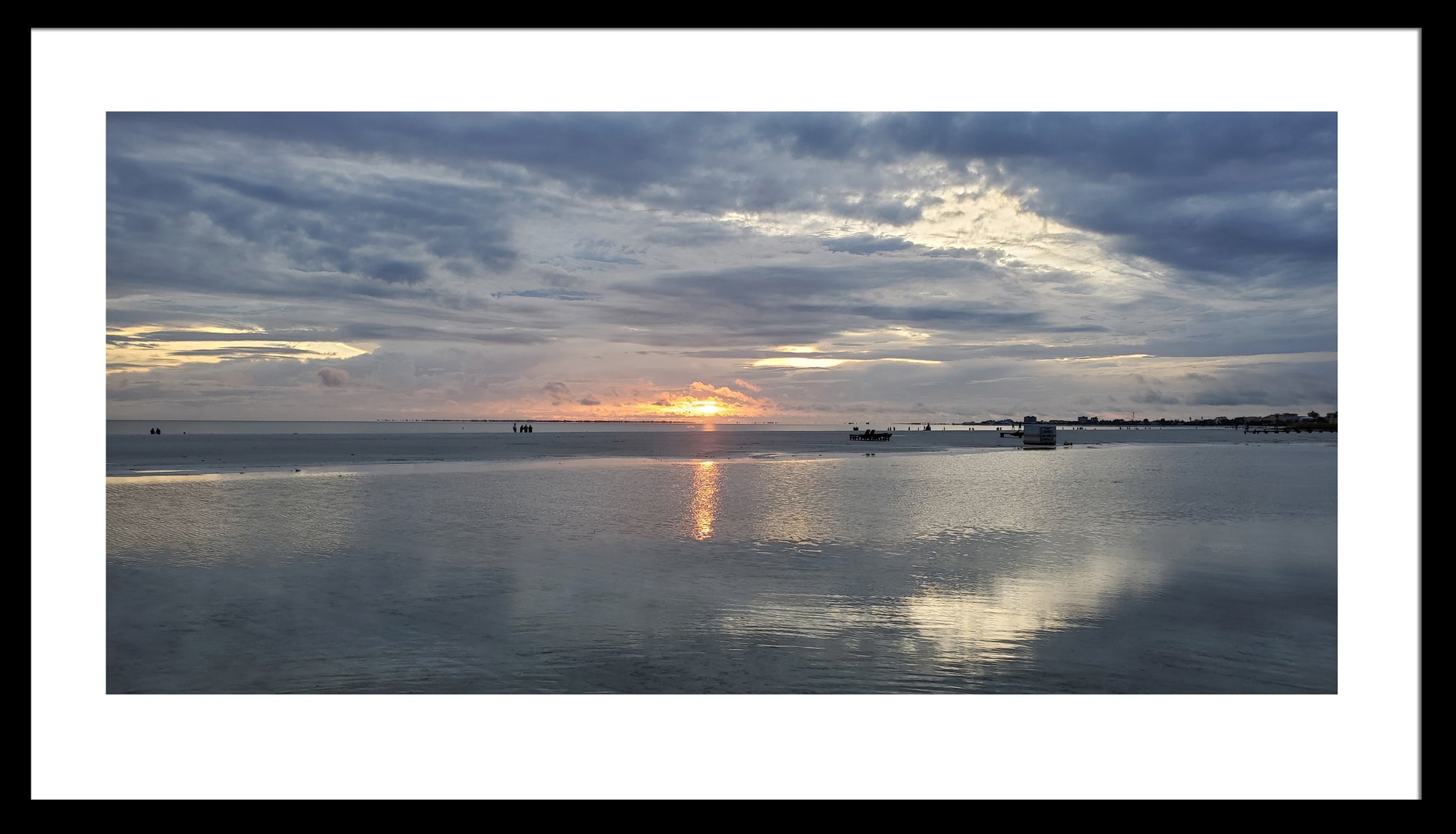 Sunset at Ft. Myers Beach, Original Photograph by Kim A. Bailey