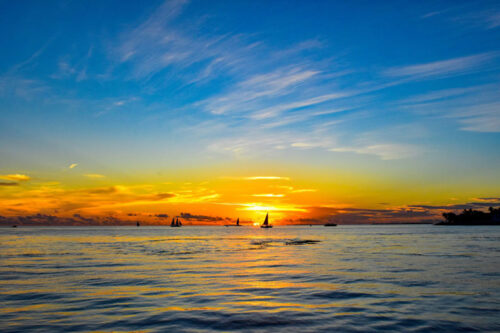Sunset in Key West, Original Photograph by Kim A. Bailey