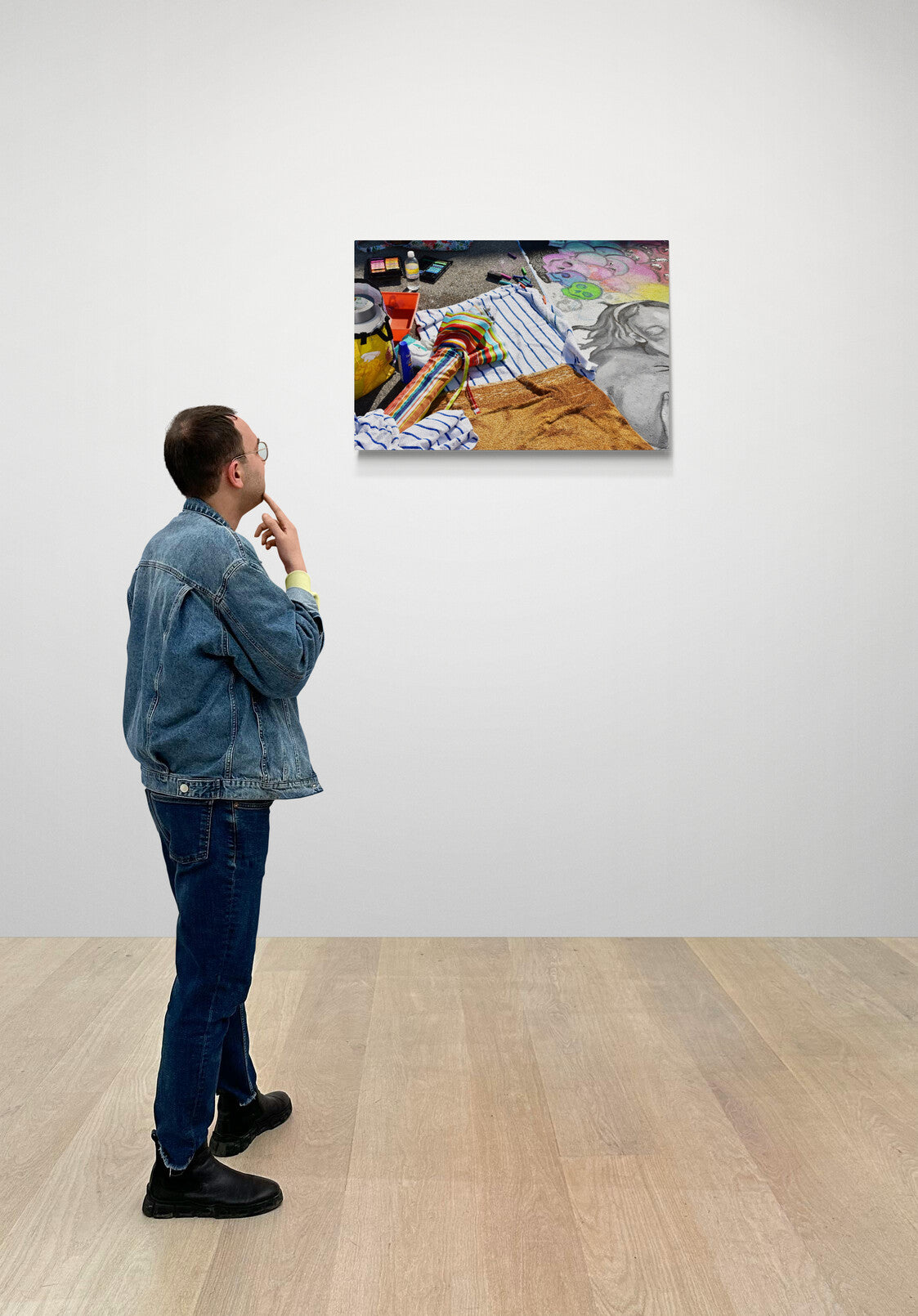 Supplies of a Street Painter, Original Photograph by Kim A. Bailey