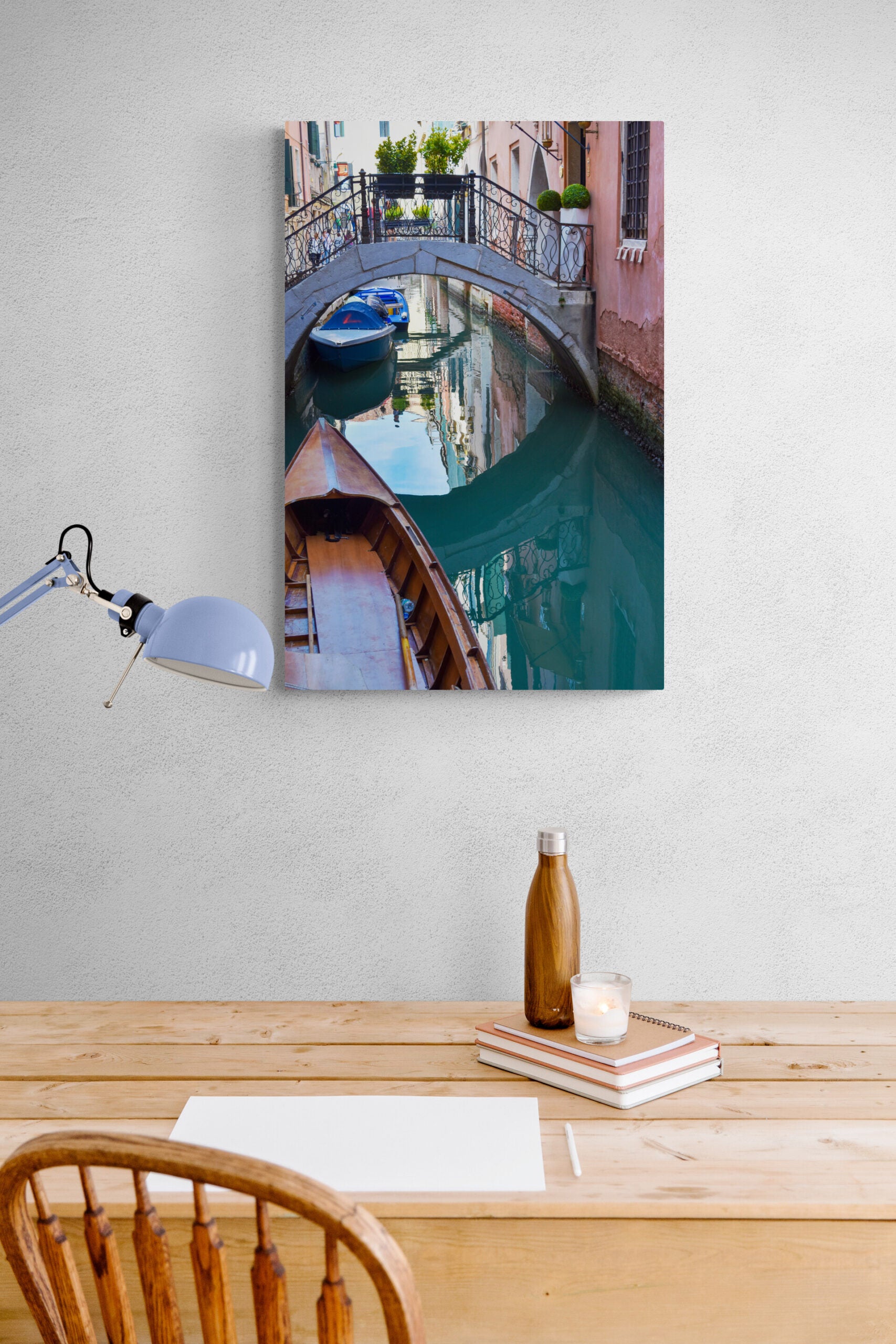 Venice Canal - Original Photograph by Kim A. Bailey