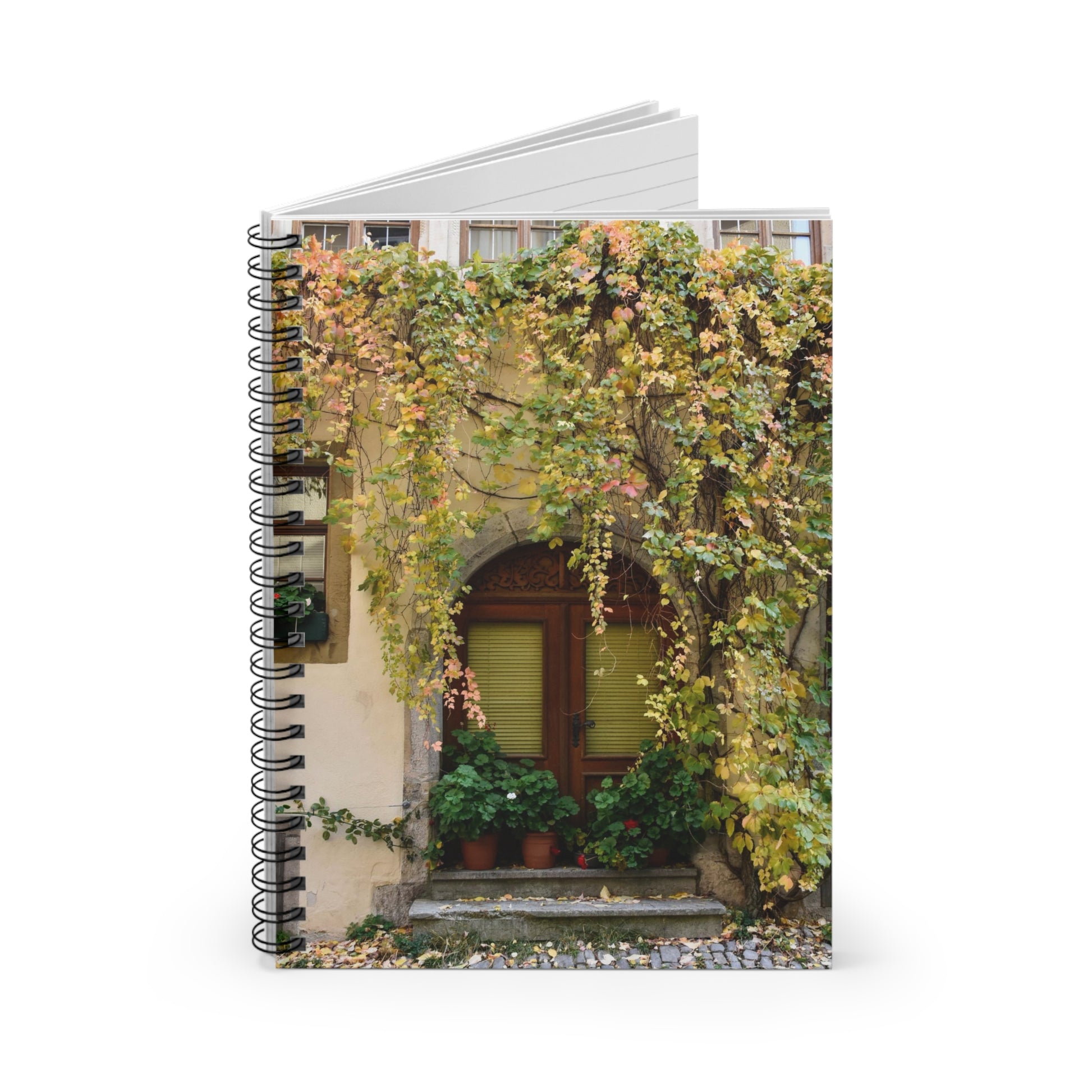 Vines Over Door Spiral Notebook: Gardener's Journal with Pocket