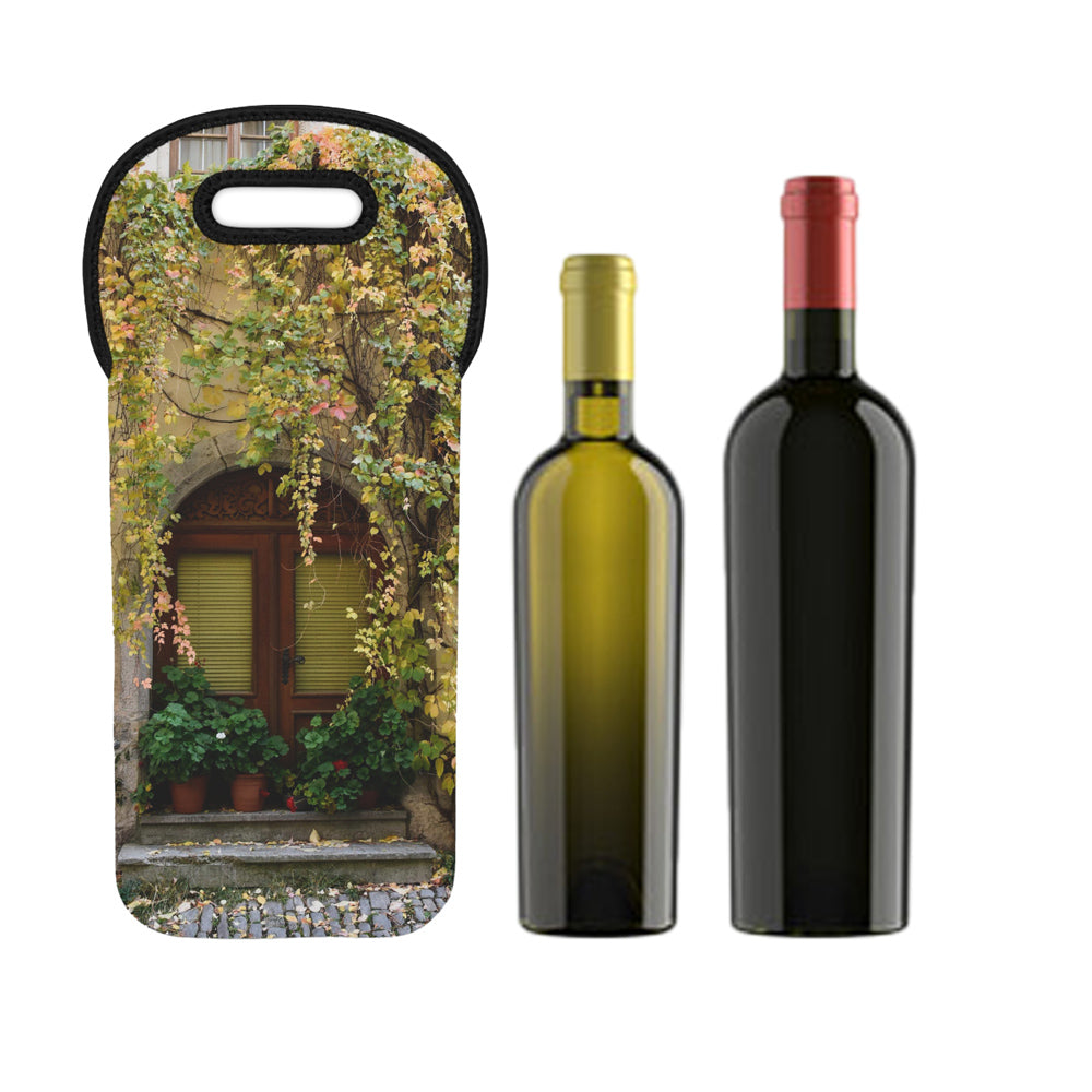 Vines_over_Door_Neoprene_Wine_Tote_Bag_by_Kim_Bailey
