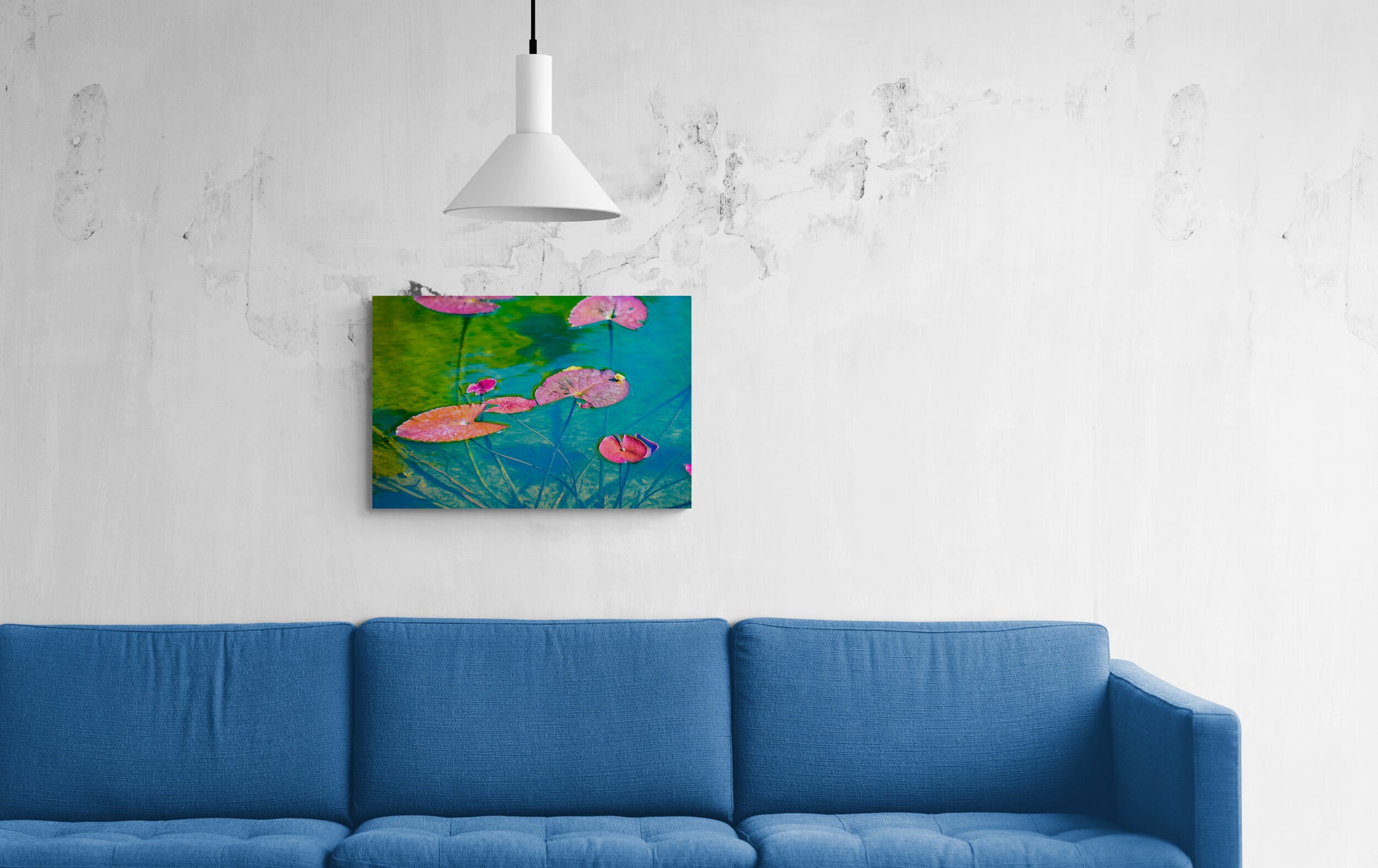 Water Lily Leaves (Pink and Green)