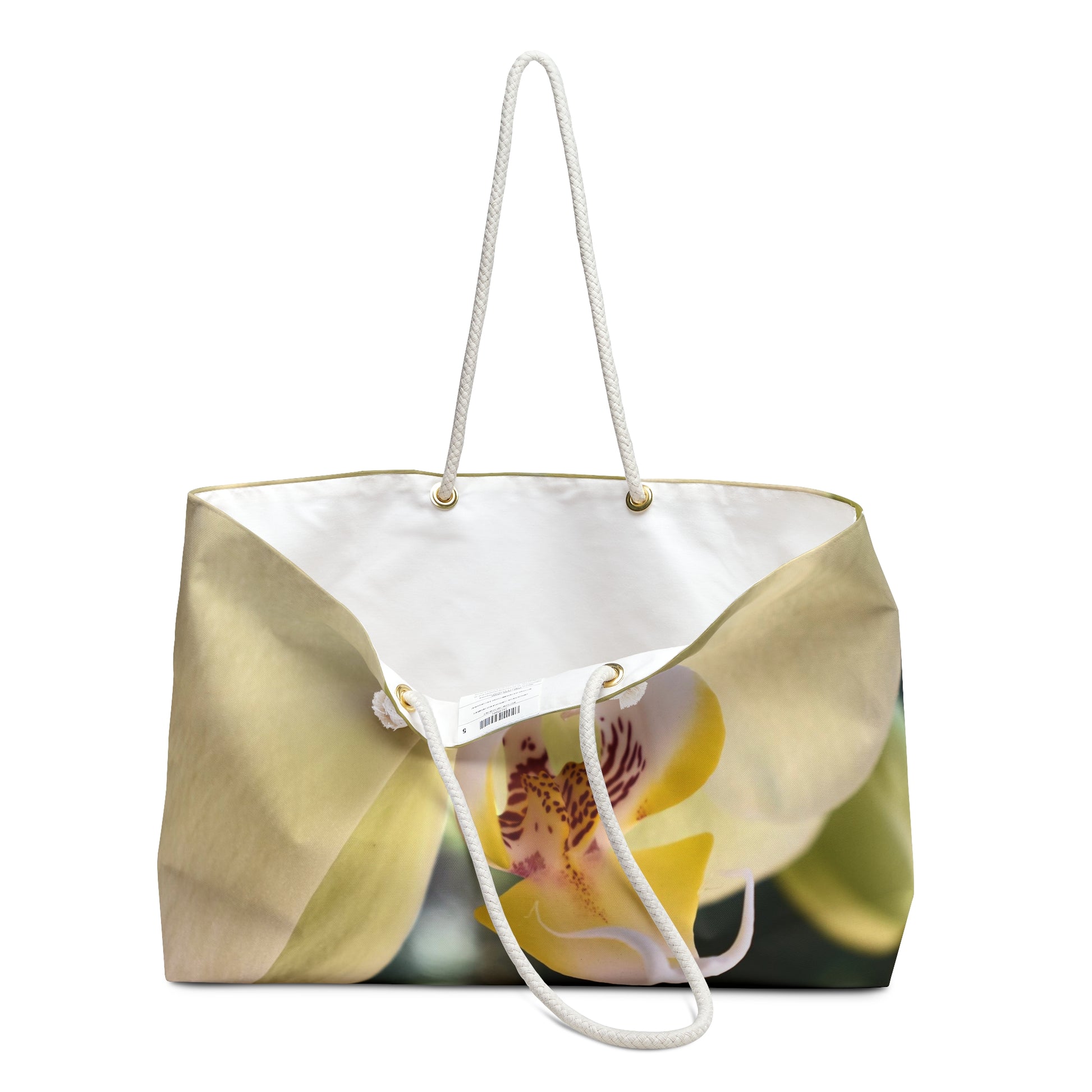 Yellow_Orchid_Weekender_Tote_Bag_Floral_Fine_Art_by_Kim_A._Bailey