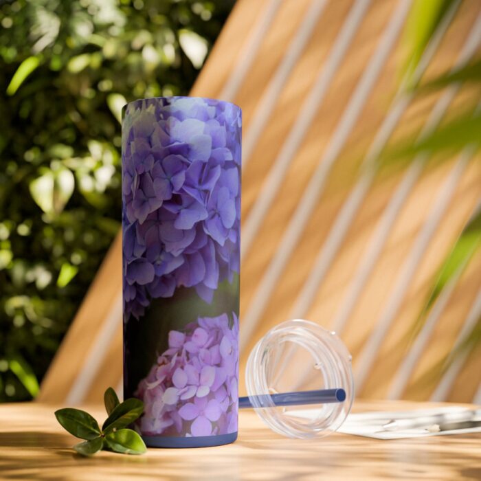 Hydrangea Skinny Tumbler