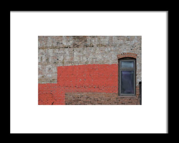 One Window in a Brick Wall, Original Photograph by Kim A. Bailey