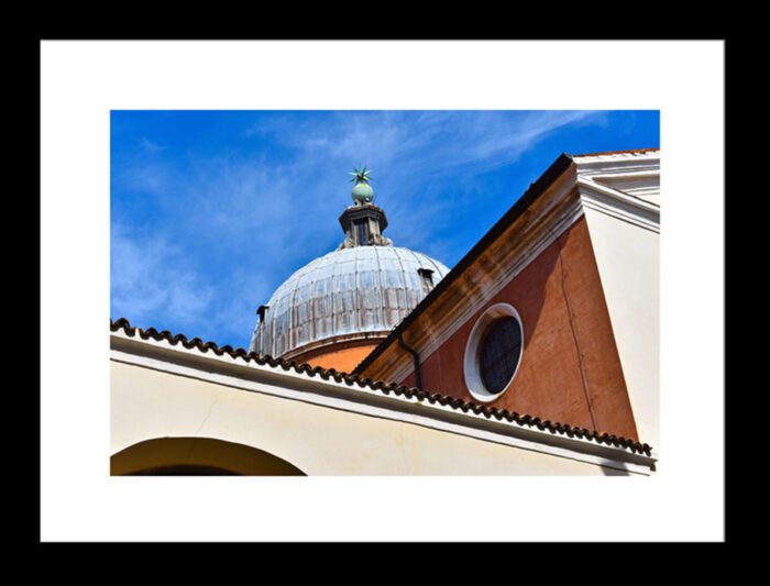 Framed Italian Roof Lines, Original Photograph by Kim A. Bailey
