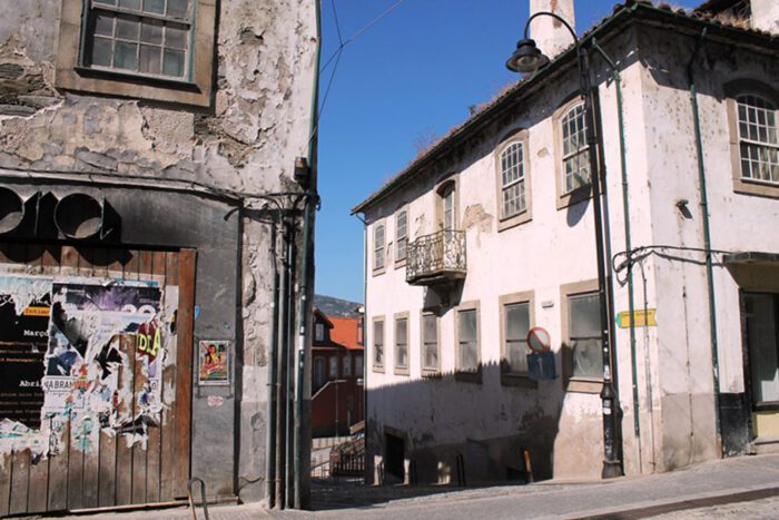 Framed Street View - Porto, Portugal, Original Photograph by Kim A. Bailey