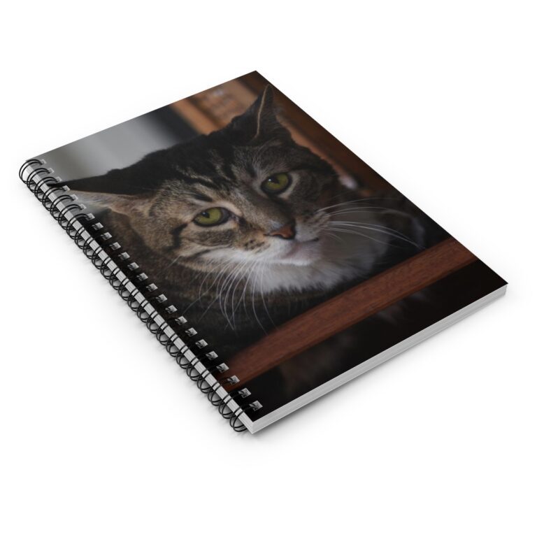 Spiral Notebook - Ruled Line - "Chewy" by Kim Bailey