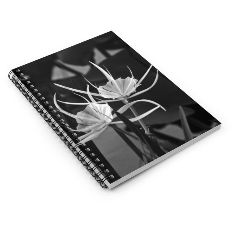 Spiral Notebook - Ruled Line - "Alligator Lily" by Kim Bailey