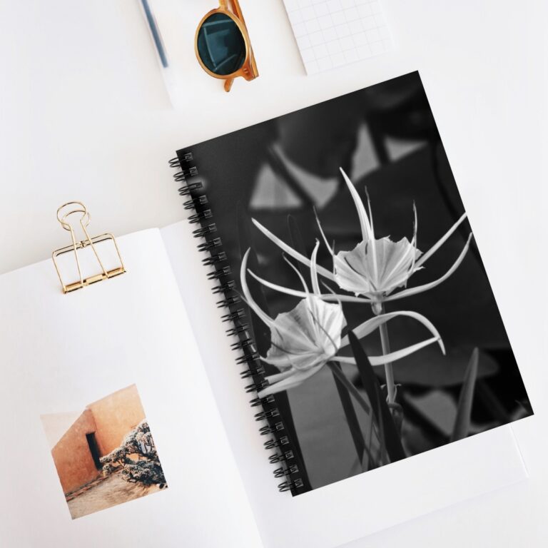 Spiral Notebook - Ruled Line - "Alligator Lily" by Kim Bailey