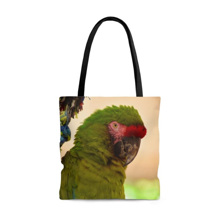 Tote Bag "Green Parrot" by Kim A. Bailey