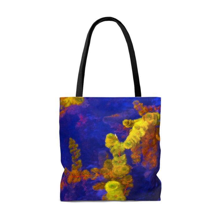 Tote Bag "Purple and Yellow" by Kim A. Bailey