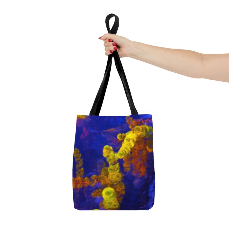 Tote Bag "Purple and Yellow" by Kim A. Bailey