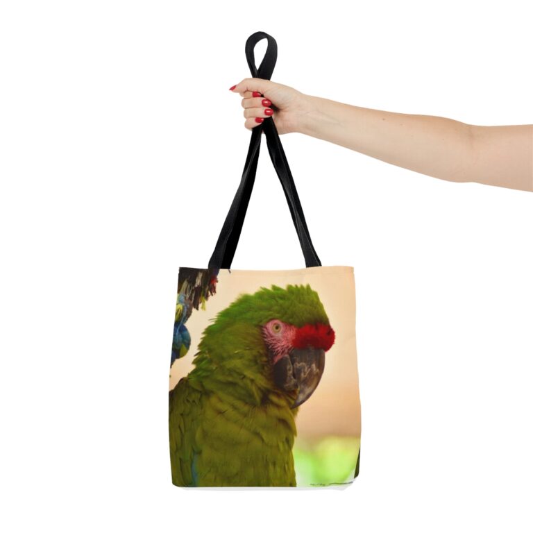 Tote Bag "Green Parrot" by Kim A. Bailey