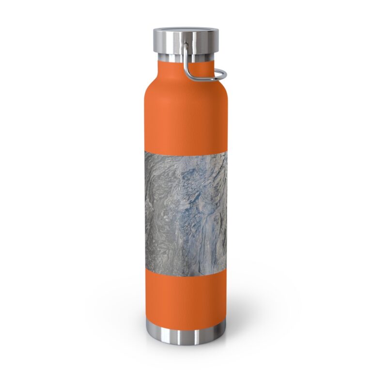 Copper Vacuum Insulated Bottle, 22oz "Lava Tube on Kilauea" by Kim A. Bailey