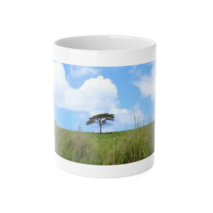 "Monkey Pod Tree" White Ceramic Mug