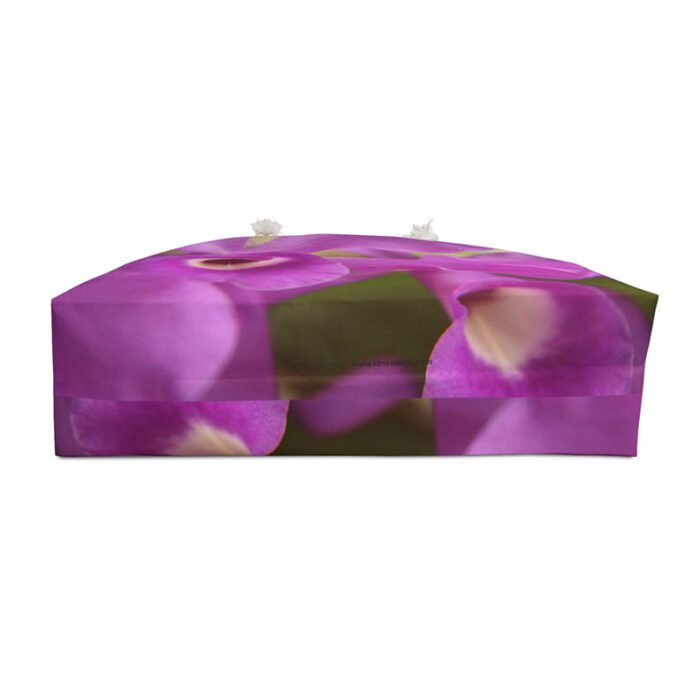 Purple Cattleya Orchids Weekender Tote Bag by Kim A. Bailey