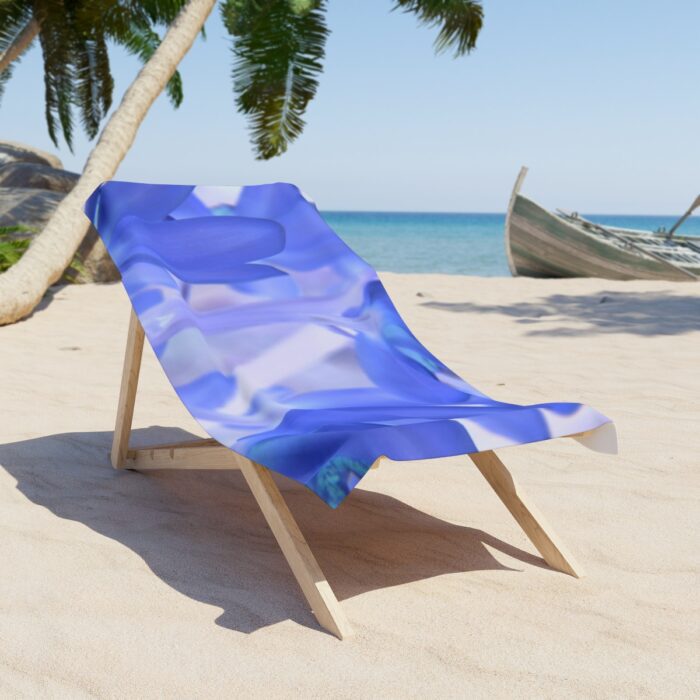 Beach Towel "Blue Tinted Orchids" By Kim A. Bailey