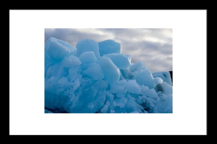 Blue Ice - Framed