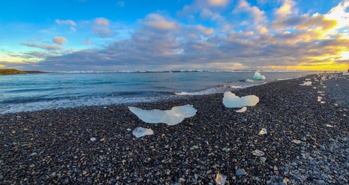 Diamond Beach, Iceland: Original Photograph by Kim A. Bailey